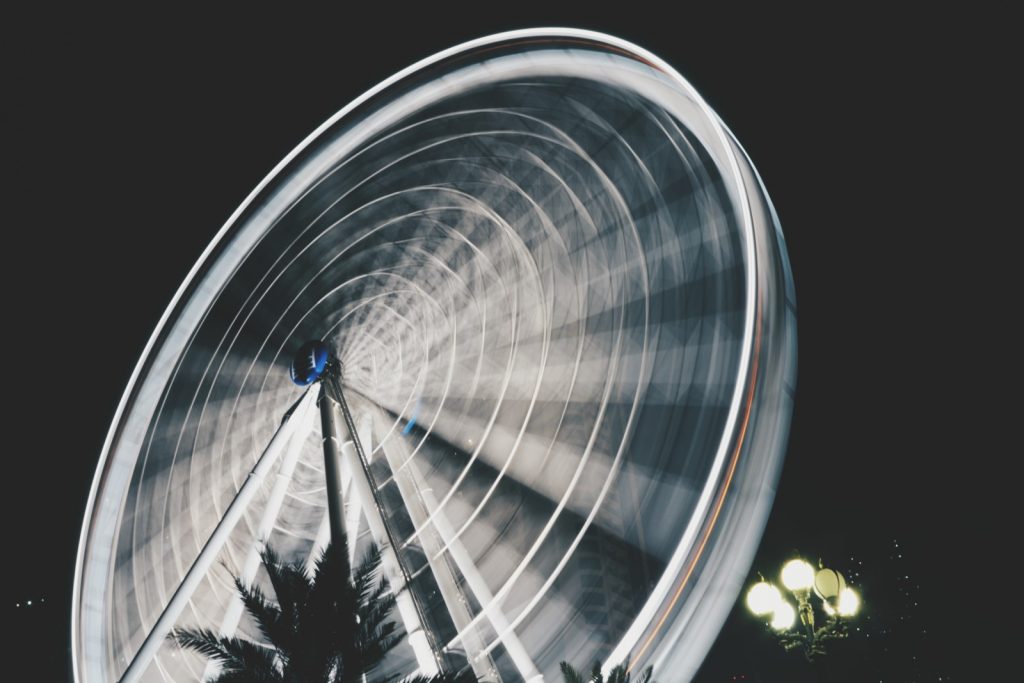 Langzeitbelichtungen Riesenrad Fotografie