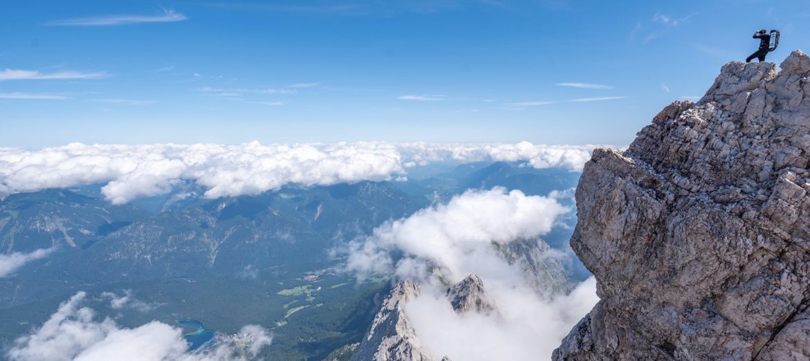 Wandern auf die Zugspitze über Gatterl