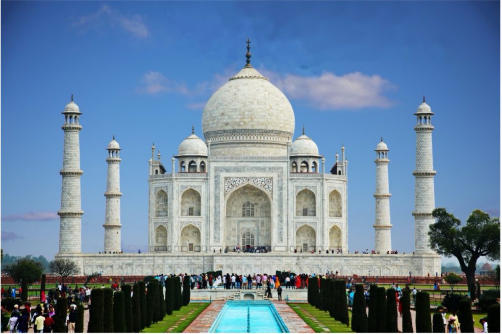 Taj Mahal im März auf unserer Reise