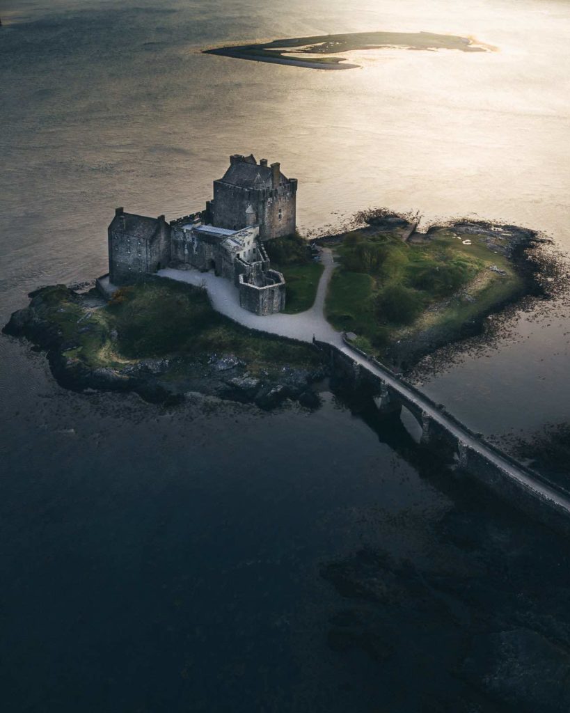 Eilean Donan Castle Drohnenfoto