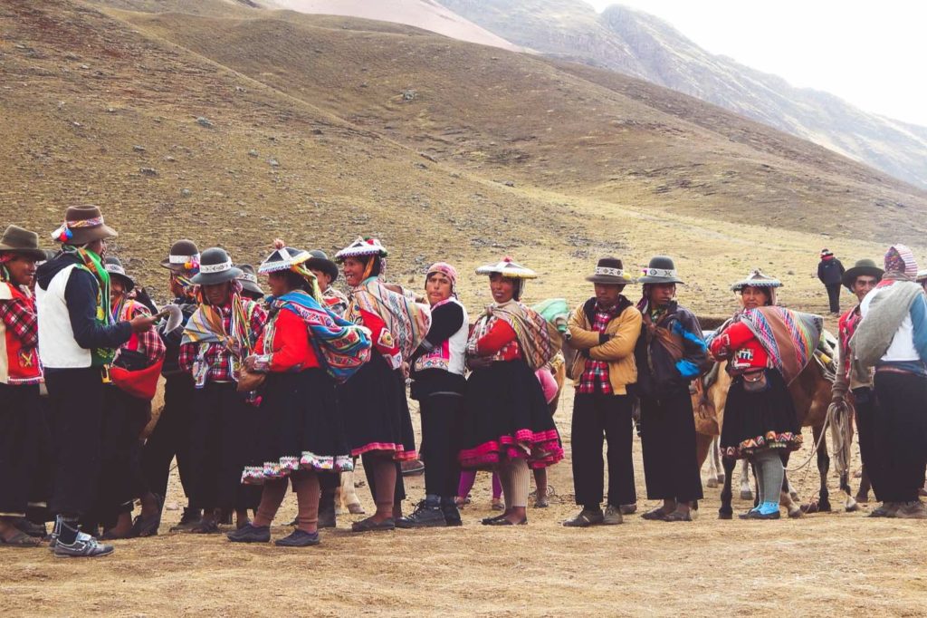 Indigene Völker Cusco Peru