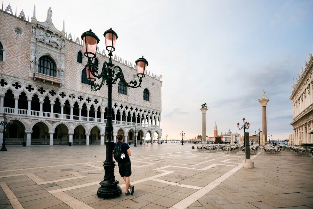 Venedig Dogenpalast ohne Menschen