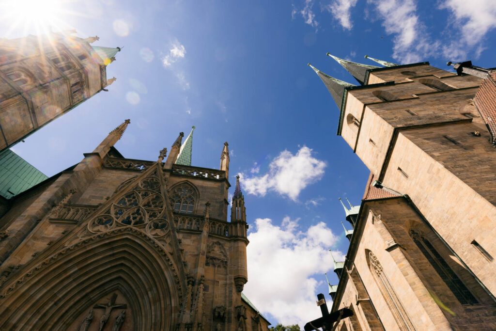 Erfurt Sehenswürdigkeiten Dom St Marien und Severikirche