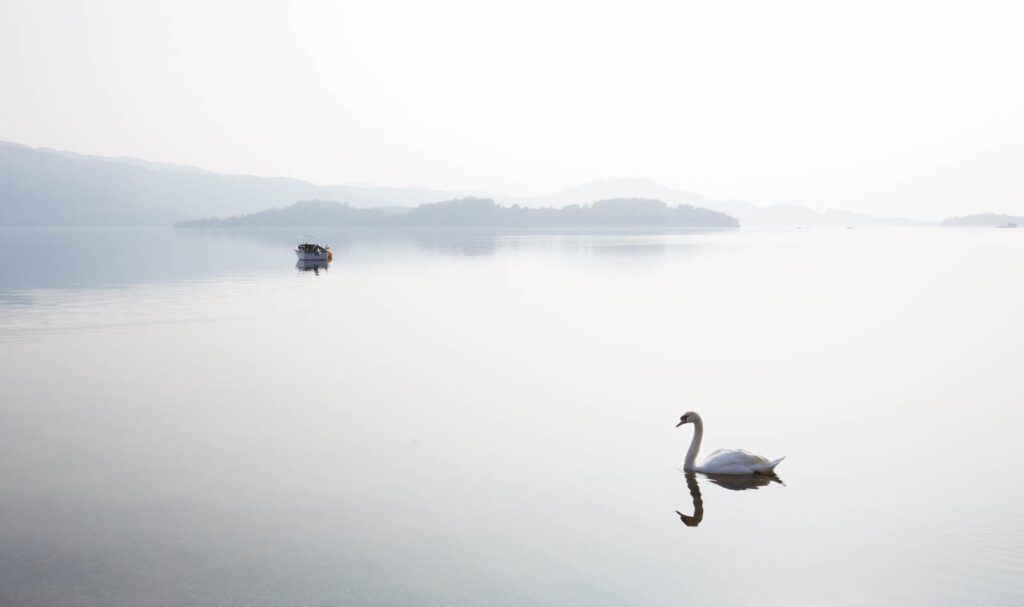 Minimalismus Loch Lomond