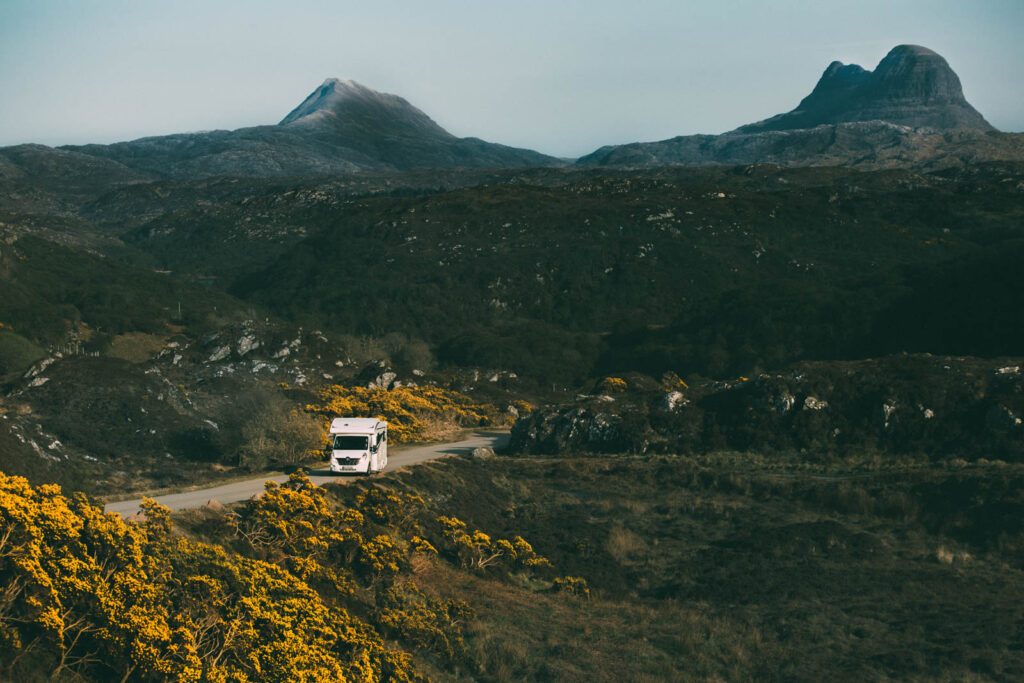 Wohnmobil Camper in Schottland