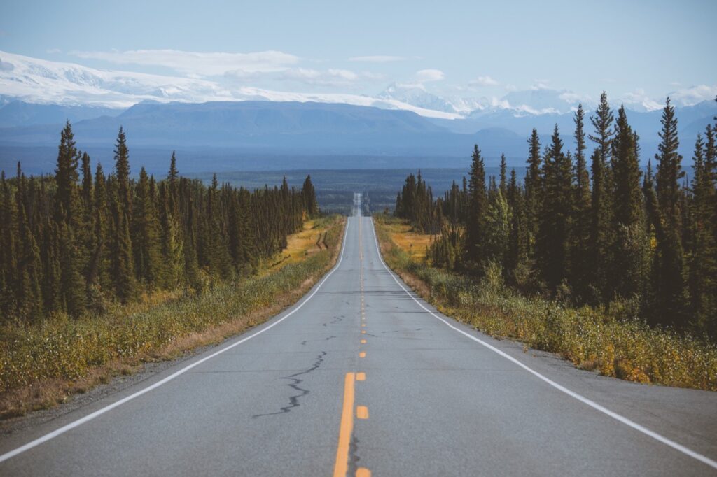 Straßen in Alaska