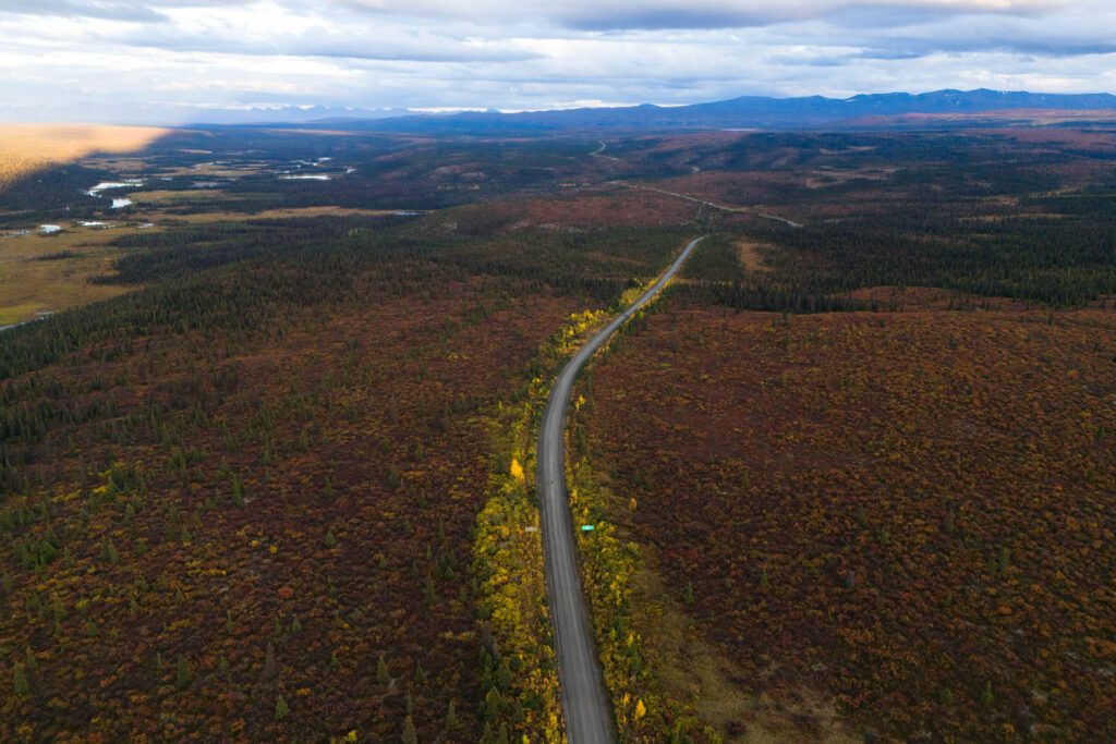 Straßenverhältnisse Alaska