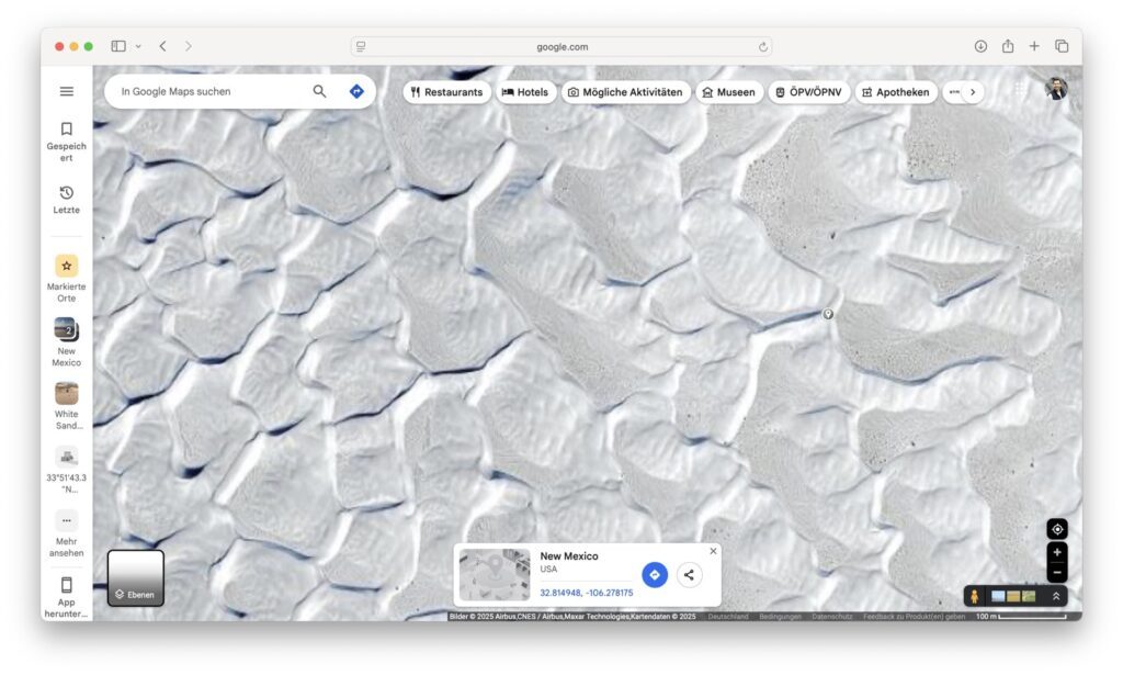 Reisefotografie mit Google Maps planen