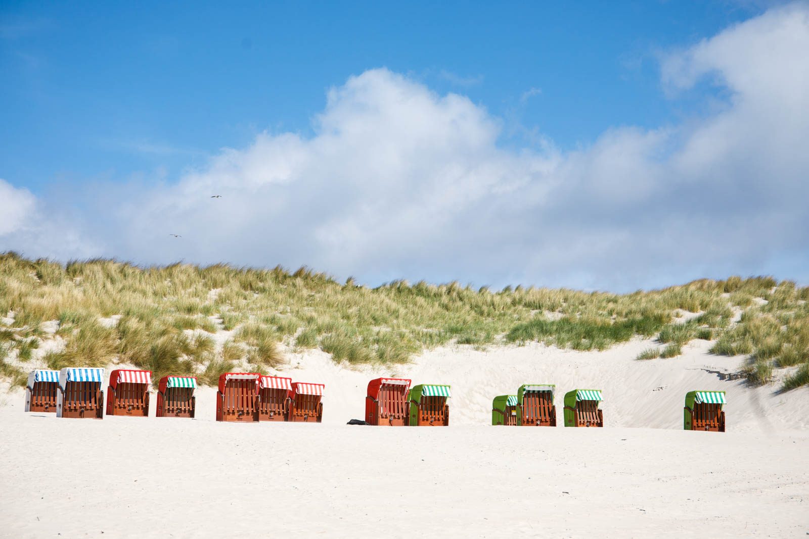 Urlaubsbilder vom Strand an der Nordsee