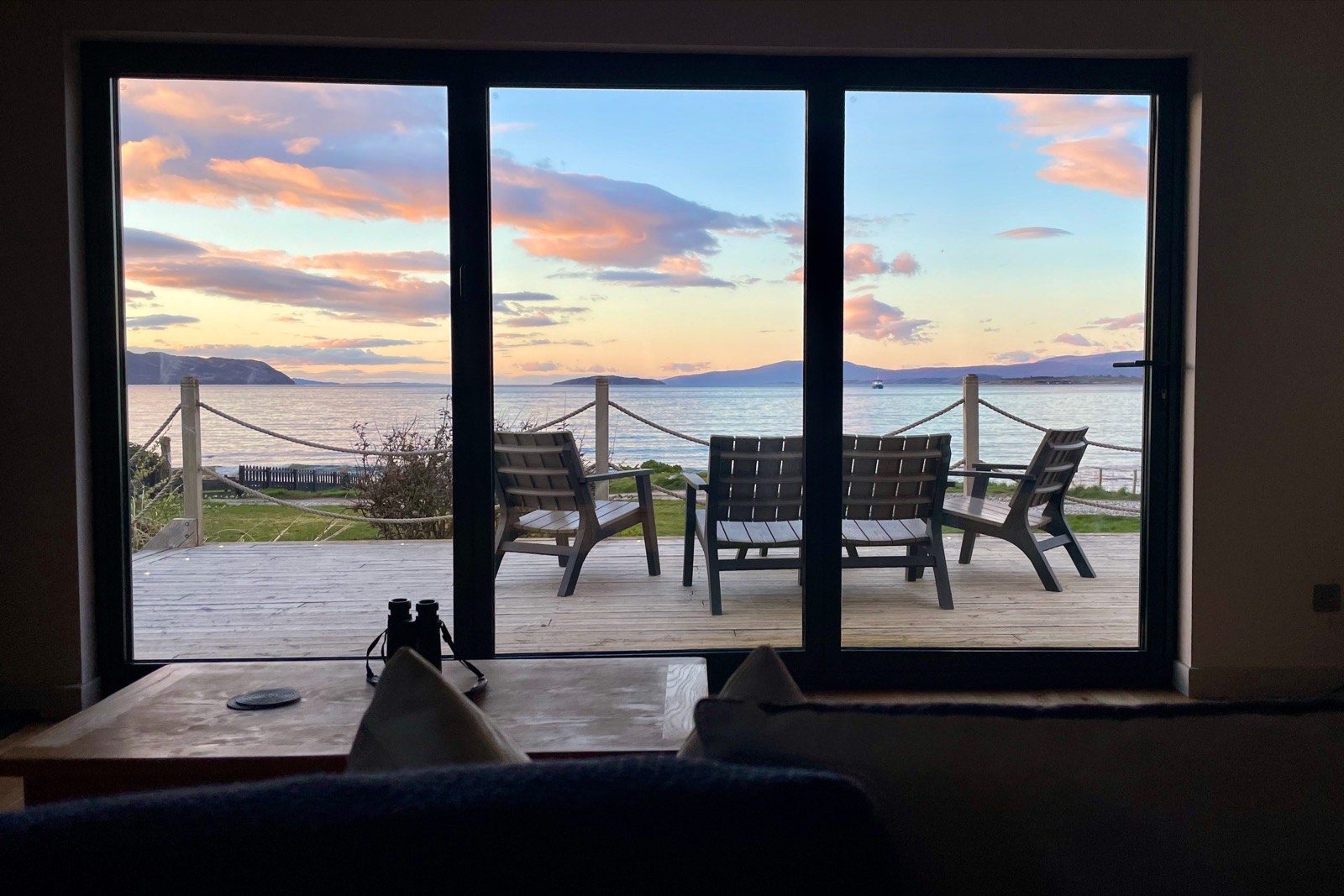 Terrasse auf der Isle of Skye